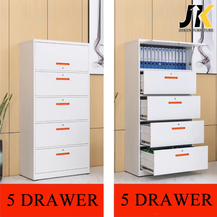 Lateral 5 drawer filing cabinet